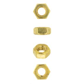 Hex Nut - Solid Brass